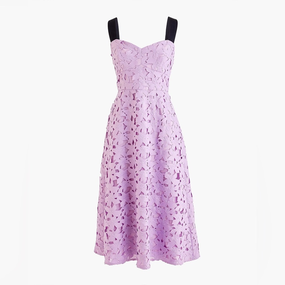 J crew lace midi dress